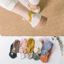 Женские модные однотонные носки с вышивкой в виде сердца, мягкие теплые носки, зимние теплые носки, женские носки для женщин, зима-осень# WS