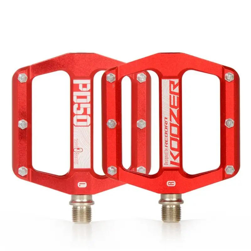 Mountain Bike Bicycle Pedals Cycling Aluminium Alloy Pedals Bicicleta Mountain Bicycle Pedal Flat XC TR AM FR DH KOOZER PD50