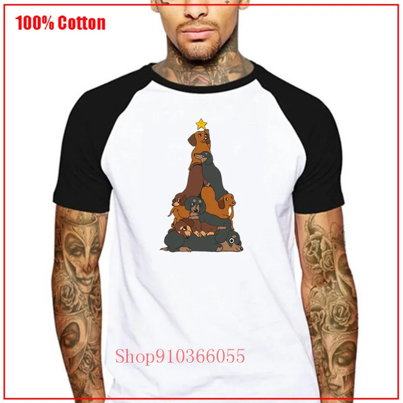 2020 New Tee man T Shirt Hot Sale Clothes Christmas Tree Chihuahua High Quality Printed Tees Personalized Short Sleeves | Мужская одежда