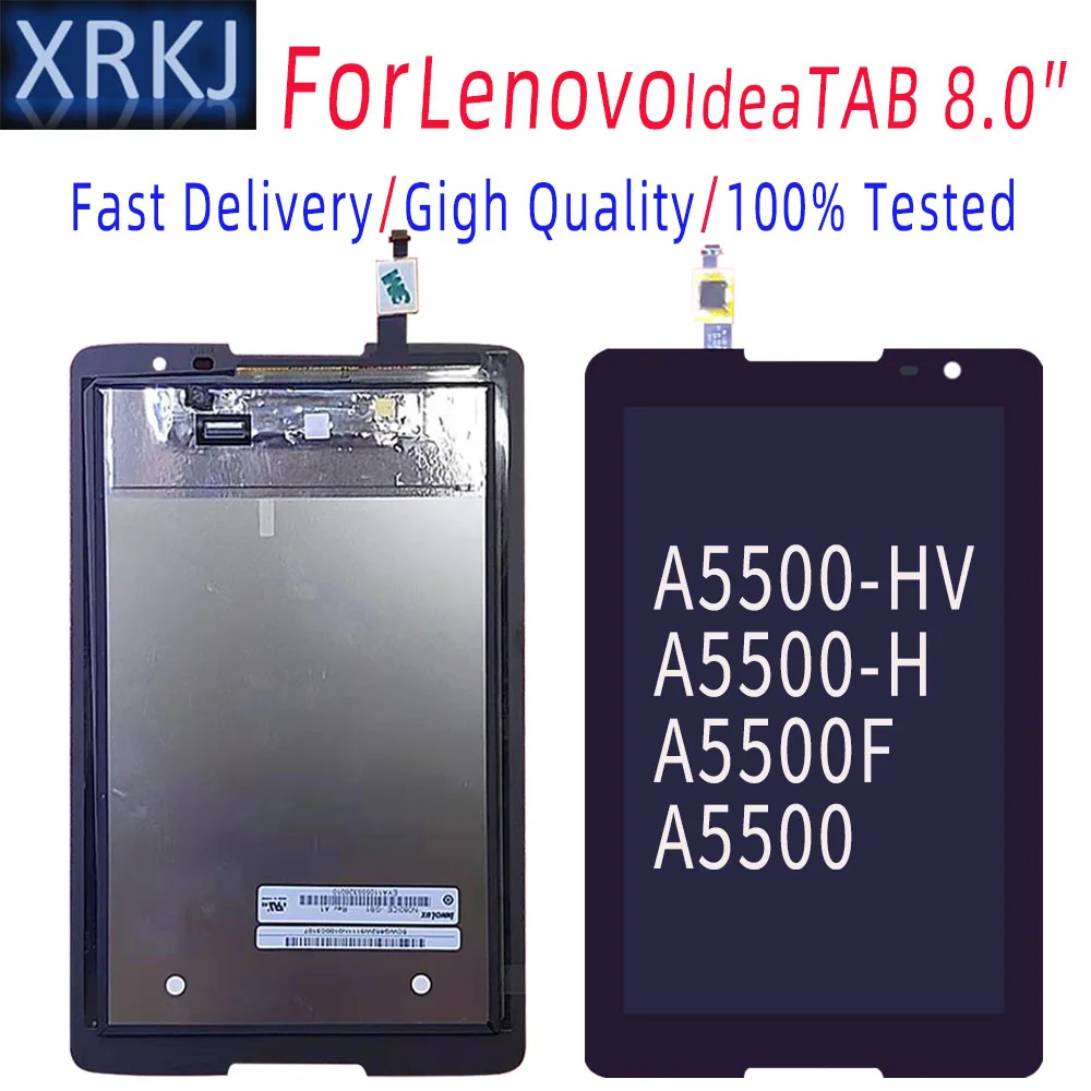 8 &quotдля Lenovo IdeaTab A5500 A5500F A5500-H A5500-HV сенсорный экран дигитайзер ЖК-экран дисплей