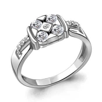 

Ring AQUAMARINE with cubic, silver 925