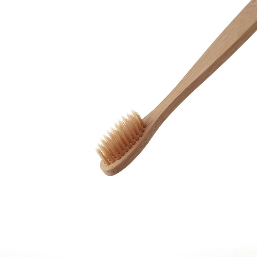 HIAISB Bamboo Toothbrush Hotel Travel Tooth Brush Soft Natural Bamboo Environmental Teeth Brush