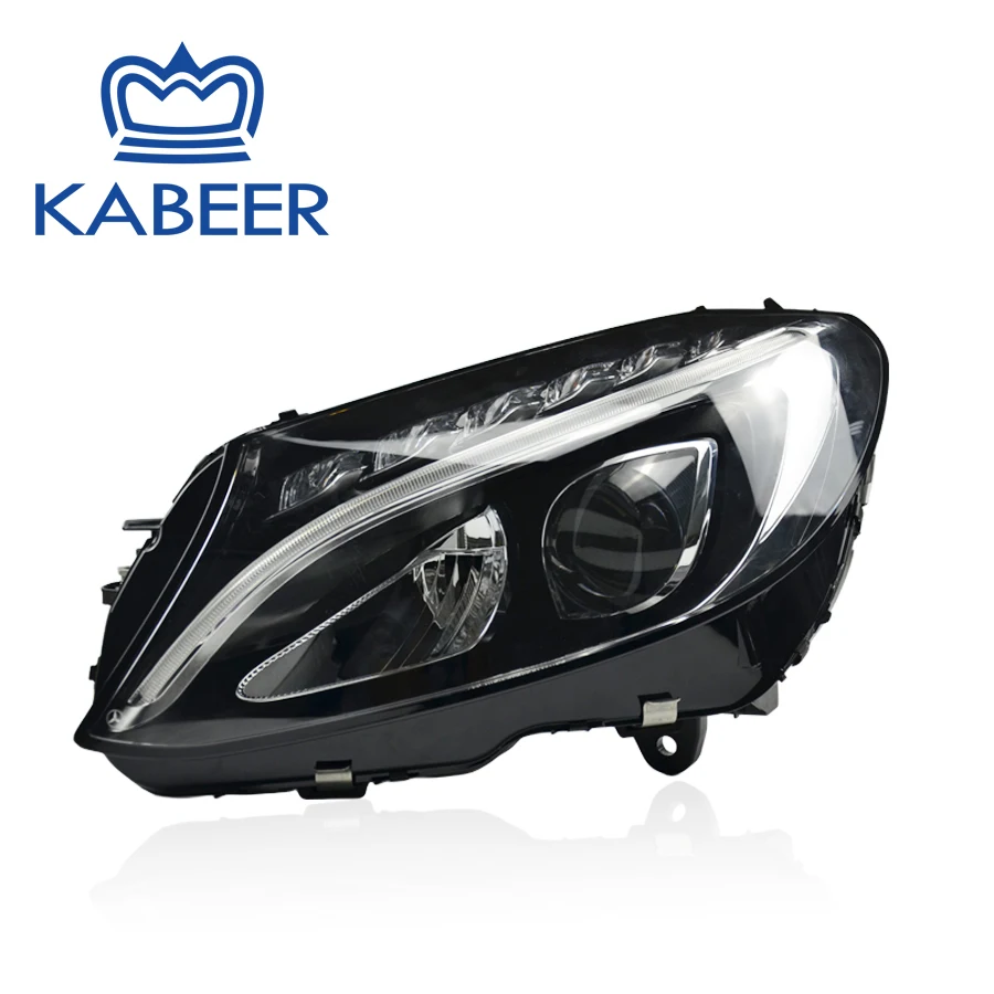 Налобный фонарь в сборе подходит для Mercedes-Benz-W205- полный Plug& Play aftermarket запасные части с HID и AFS
