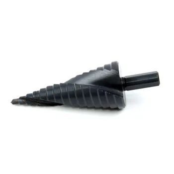 

1Pcs HSS Spiral Step Cone DRILL BIT Hole Cutter Nitride Coated 4-32mm Useful