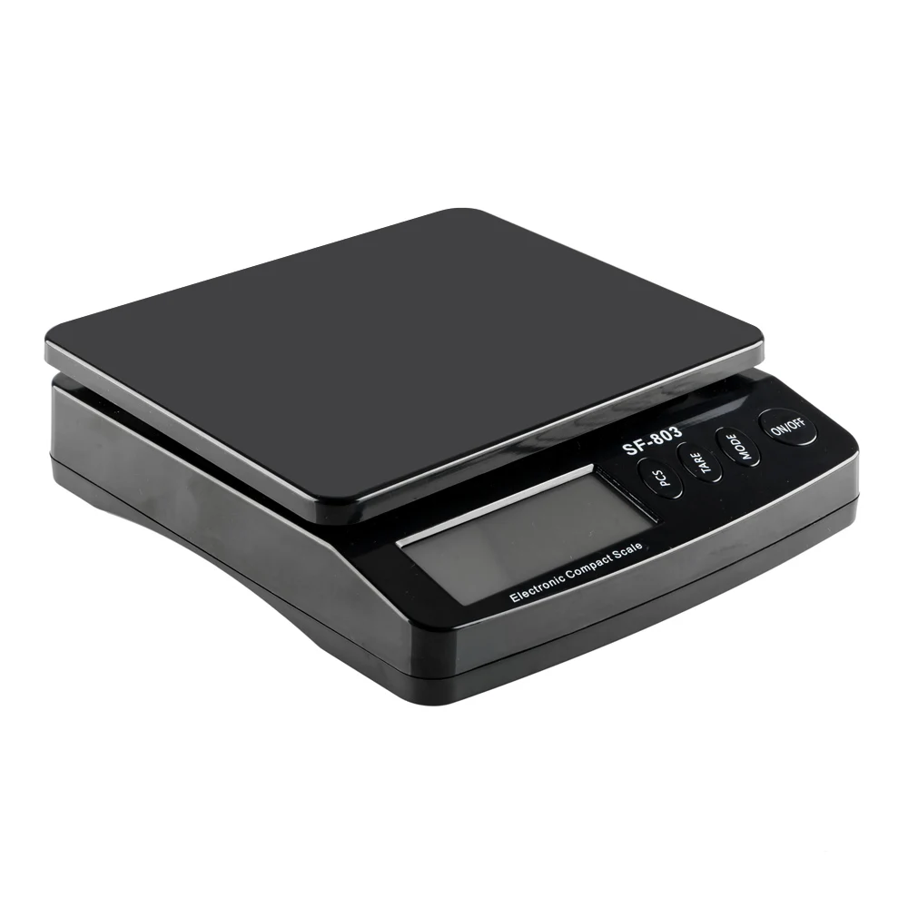  SF-550 30KG/1G LCD 5 Digits Postal Scale Kitchen Scale Black 66CY - 4000562115426