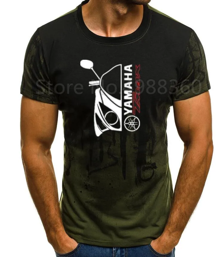 YAMAHA Motorcycle tmax T-shirt Summer Motocross jersey Downhill perspiration Breathable T-shirts cross country | Мужская одежда
