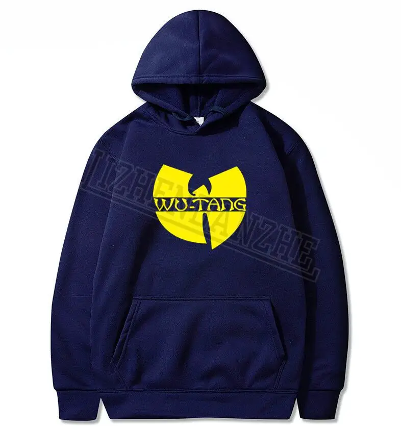 Wu Tang Clan толстовки музыка RZA GZA ODB метод человек Raekwon Rap хип хоп сексуальный подарок для мужчин белый Wu-Tang Толстовка Топы - Цвет: Тёмно-синий