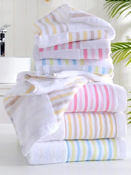 

Japanese Large Plaid Adults Bath Towel Absorbent Simple High Quality Bath Towel Toalha De Praia Japanese Home Products MM60YJ