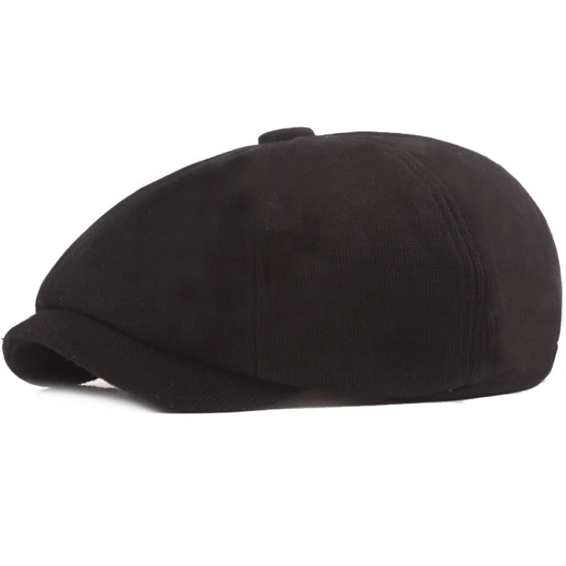 HT3726 Berets Vintage Künstler Maler Baskenmütze Hut Neue Herbst Winter Hut Frauen Feste Kappe Männer Retro Achteckigen Hut Flache Kappe – Detail 6