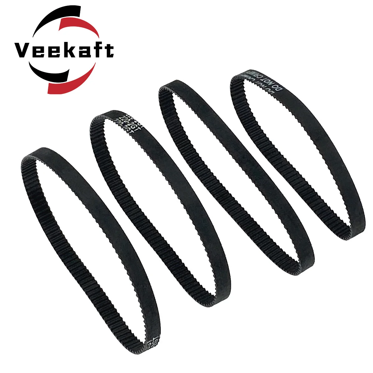 3D Printer Parts GT2 10mm Closed Loop Rubber Timing Belt 192 200 202 220 232 240 250 260 280 294 300 320 340 350 360mm 2GT 1pcs