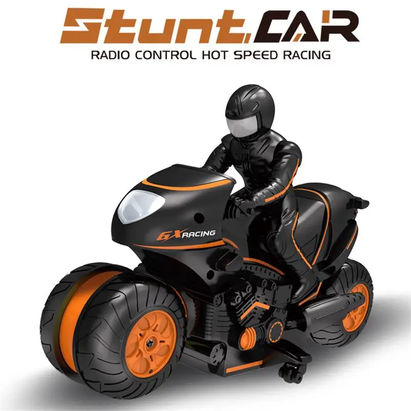 

High Speed Remote Control Side Driving 2.4G Sidecar Stunt Motorcycle Car Drift RC Car Children's Toy Car Racing Model