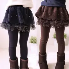 Новые стильные штаны с бархатной юбкой для девочек, комплект из двух предметов на весну, осень и зиму, штаны для детей 23456789-13 лет