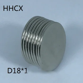 

10pcs/lot Disk magnet 18x1 N35 Strong Disc NdFeB Rare Earth Magnet 18*1 Neodymium Magnets 18 x 1 for speaker