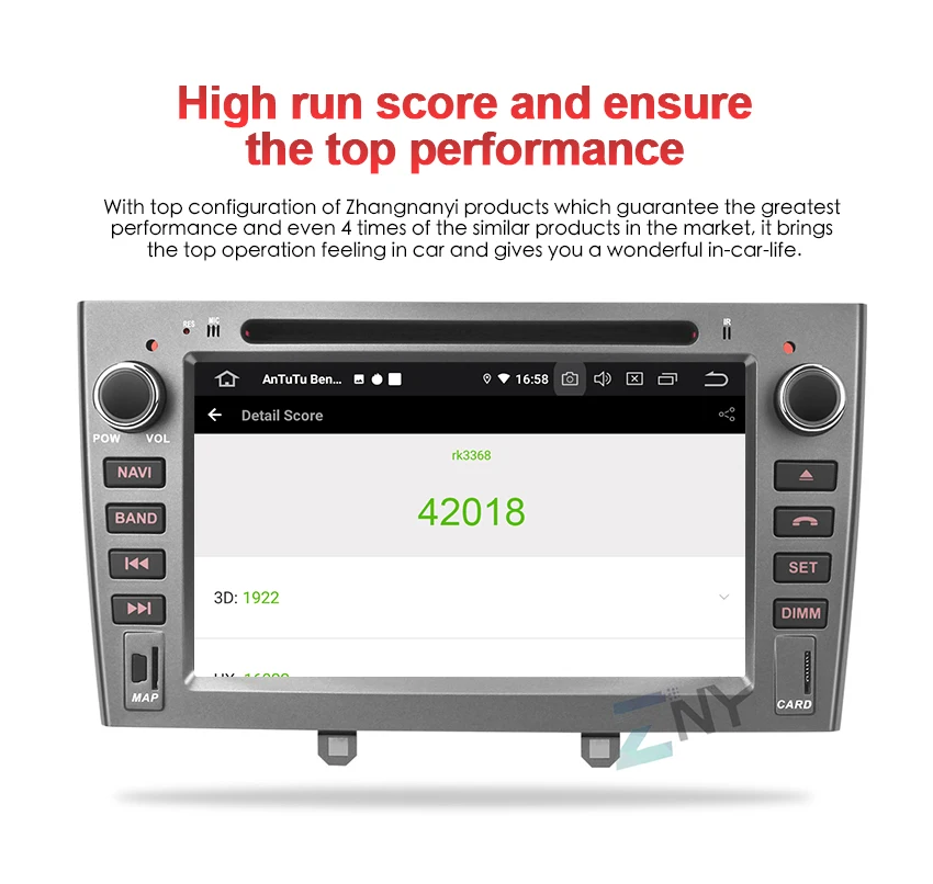 Cheap 7" HD Android 9.0 Car Stereo GPS For Peugeot 308 408 Auto DVD Radio FM RDS Audio Video Headunit WiFi Navigation Backup Camera 9