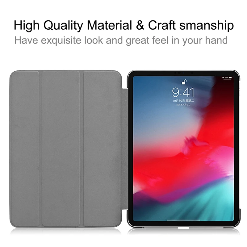 МТТ PU кожаный чехол для iPad Pro 11 дюймов 1 го поколения 2018 Фолио магнитный флип с