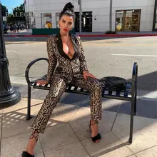 Украшенные блестками комплекты из двух предметов, отложной воротник, длинные рукава, вечерние штаны знаменитостей, костюм