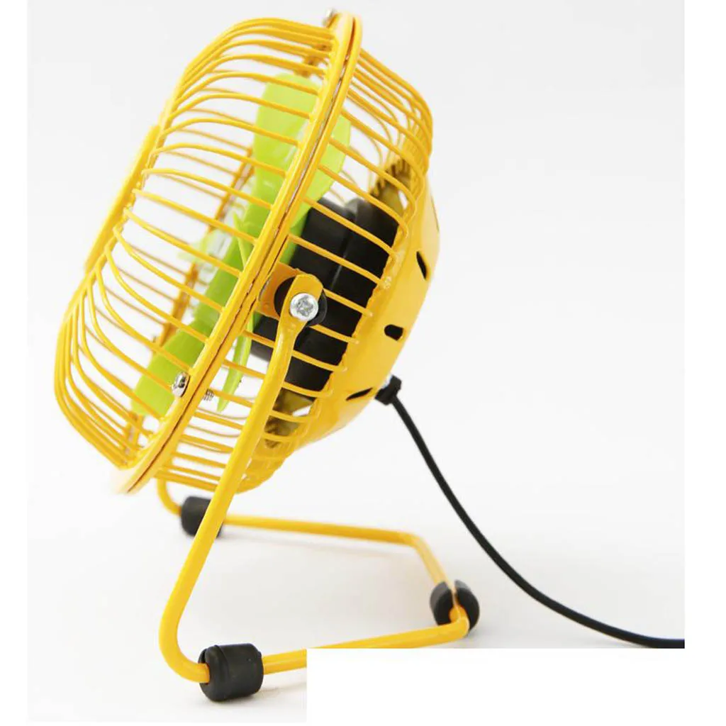 Portable Small Desk Fan 4 Blades Cooler Cooling Fan USB Charging Mini Fans Operation Super Mute Silent PC / Laptop / Notebook