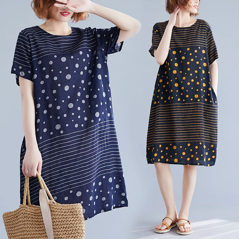 

2019 New Arrive Summer Maternity Dress Woman Casual Dot Large Size Dress Pregnant Woman Maternity Clothing MD-01360