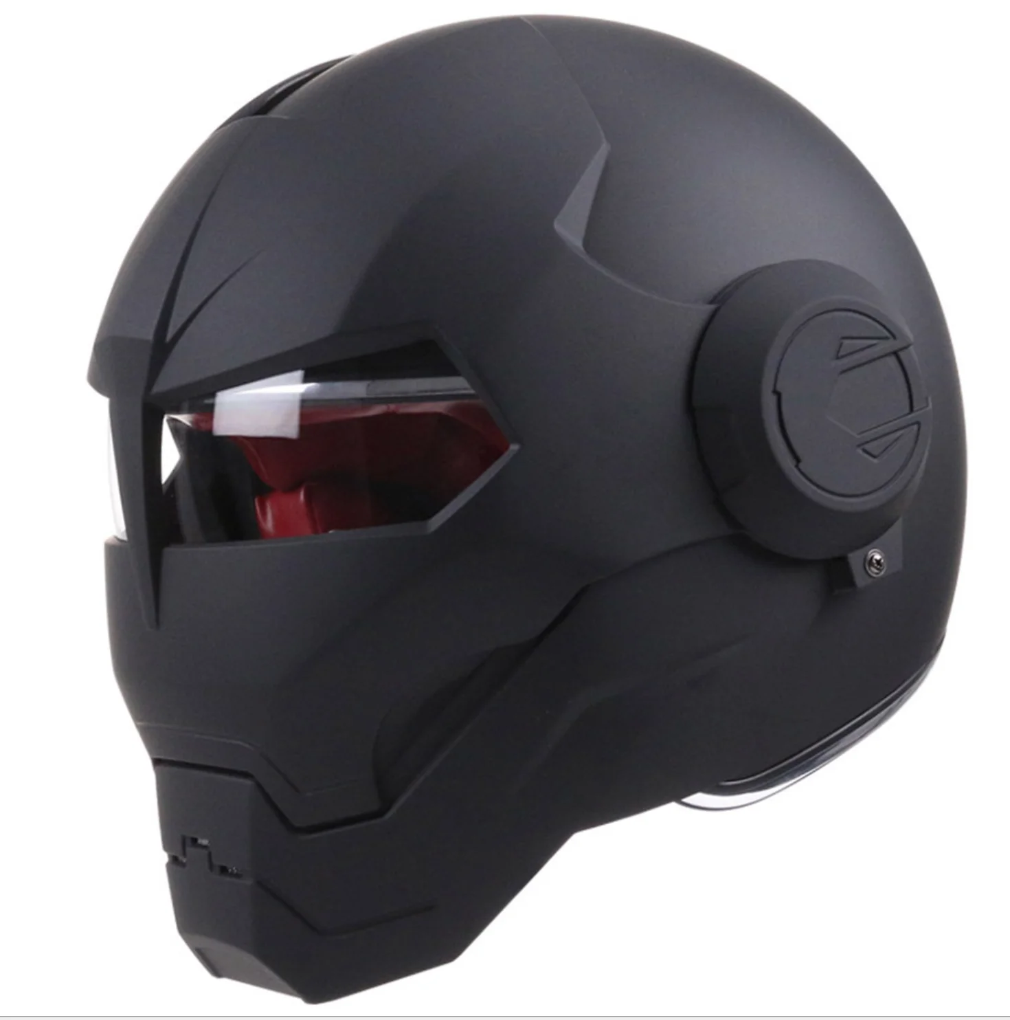 2021 абсолютно новый классный черный шлем Железный человек полностью | Спорт и