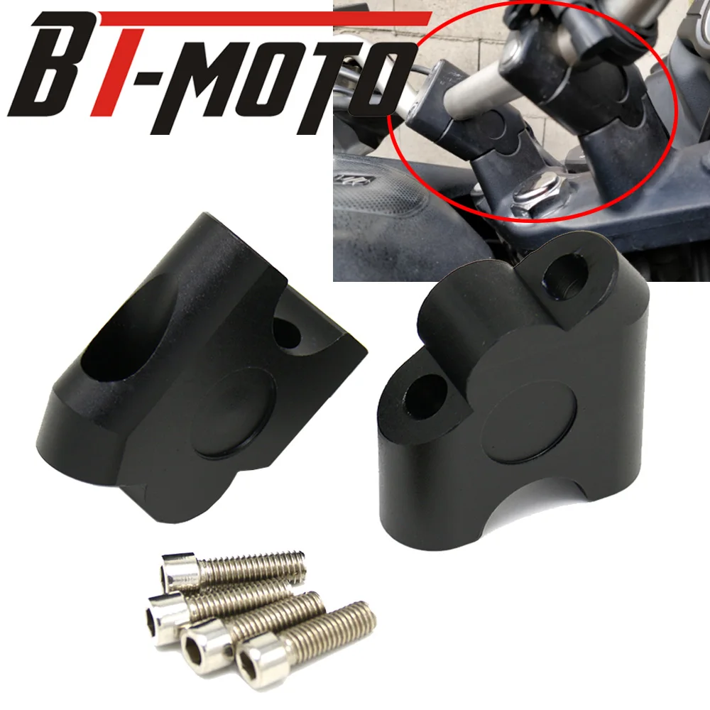 Держатель из алюминиевого сплава CNC мотоциклетные ручки стоячий зажим установка конус 2/22 мм для Suzuki DL650 DL1000 v-strom