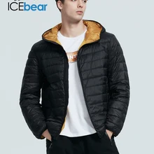 Men Jacket Down-Coat Icebear Men's Hooded Lightweight Brand Casual New Male Stylish Thin