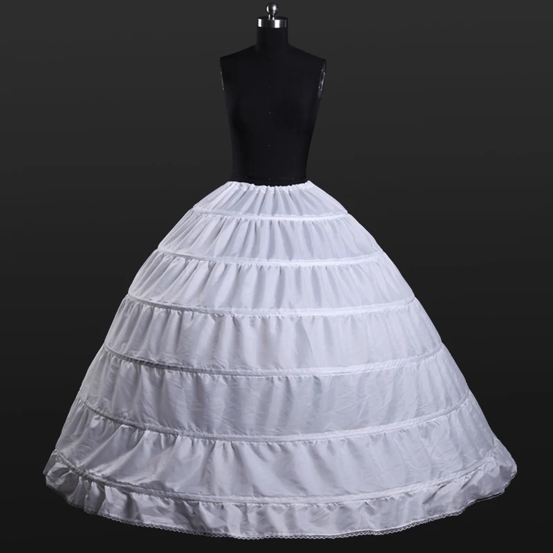 High Quality Ball Gown Crinoline Six hoop Petticoat For Women Ball ...