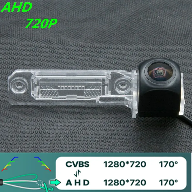 Камера заднего вида AHD 720P/1080P рыбий глаз для VW Magotan Polo Bora Golf Jetta Phaeton Passat CC автомобиля