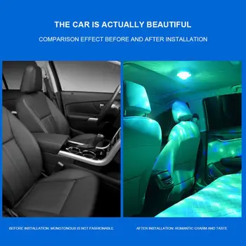 

Upgraded Rechargeable USB Car Interior Reading Light Trunk Cargo Area Light Push-in Night Light Everywhere New