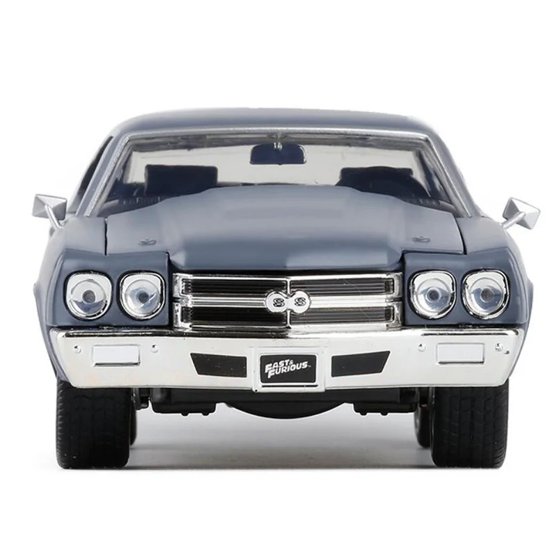1:24 Масштаб литья под давлением сплав модель автомобиля Chevrolet DOM'S SS гоночные оттягивающие транспортные средства игрушки дорожный подарок F Дети Малыш вентиляторы коллекция