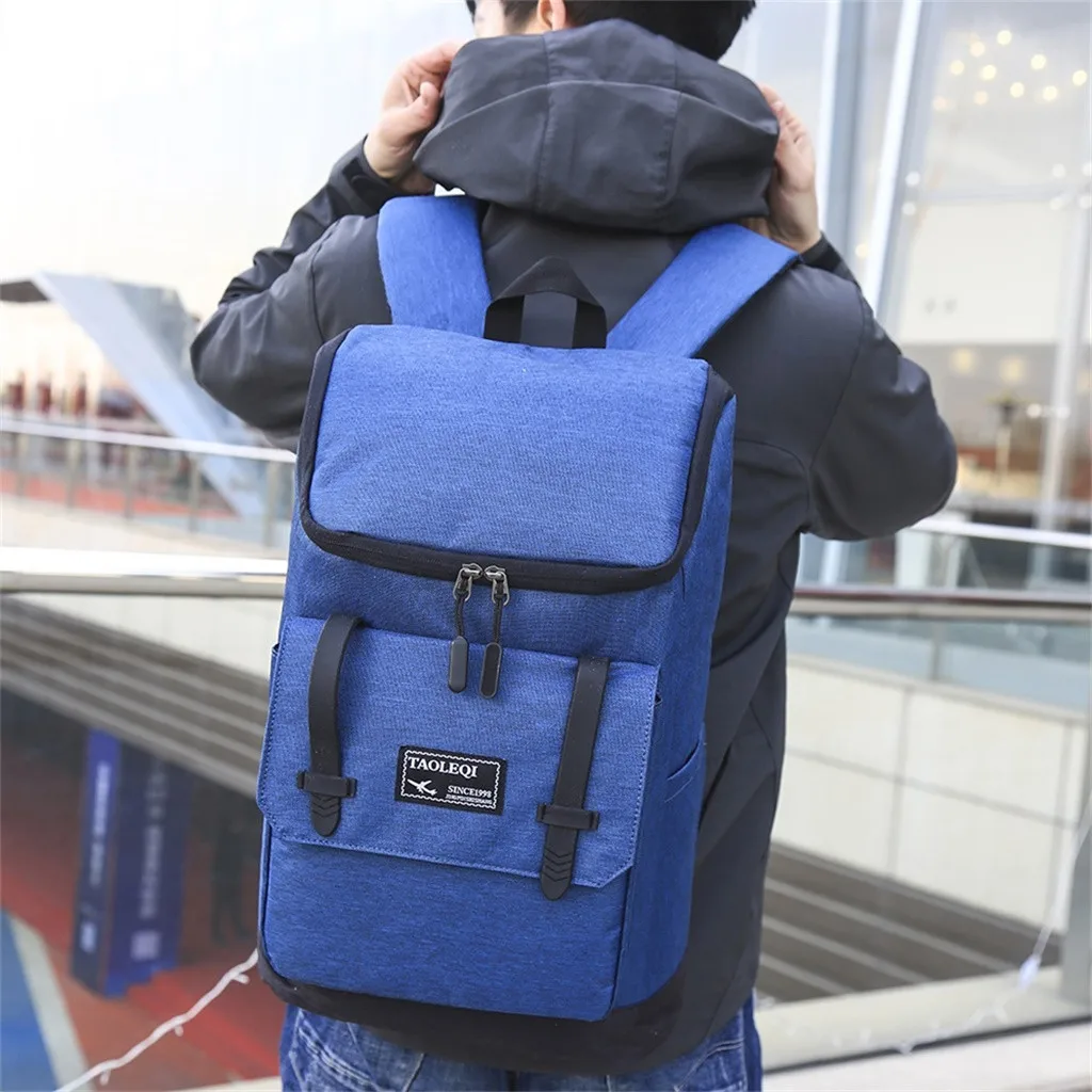 TAOLEQI бизнес сумка для ноутбука Повседневный Рюкзак Студенческая сумка рюкзак для путешествий на открытом воздухе ткань Оксфорд ортопедические школьные ранцы для мальчиков