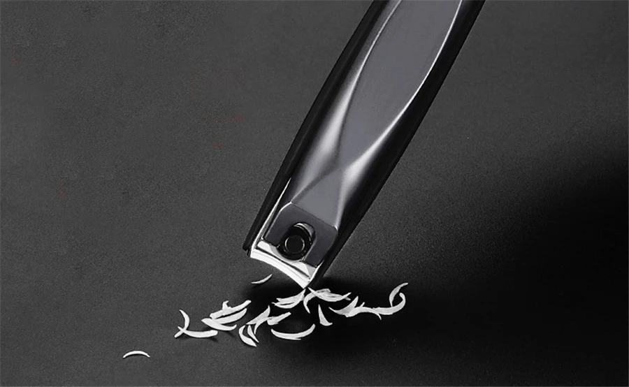 5 pcs Nail Clippers with Catcher No Splash Toenail Fingernail Clippers Stainless Steel Nail Cutter Trimmer Set