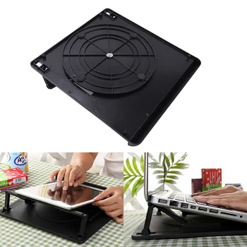 

Laptop Holder Cooling 360 Degree Rotation Stand Mount Notebook Table Desk Swivel