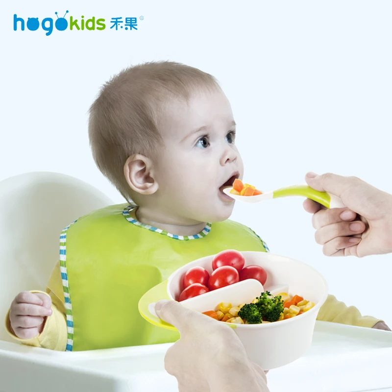 Hogokids PP детские миски для кормления разделительная обучающая миска Детские миски детская тарелка безопасная столовая посуда вспомогательная миска 3 комплекта