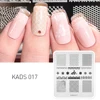 New Arrival Nail Art Templates Honeycomb & Grid Beauty Pattern Nail Polish Stamp Printed Plates Nail Stencil Manicure Tool 1