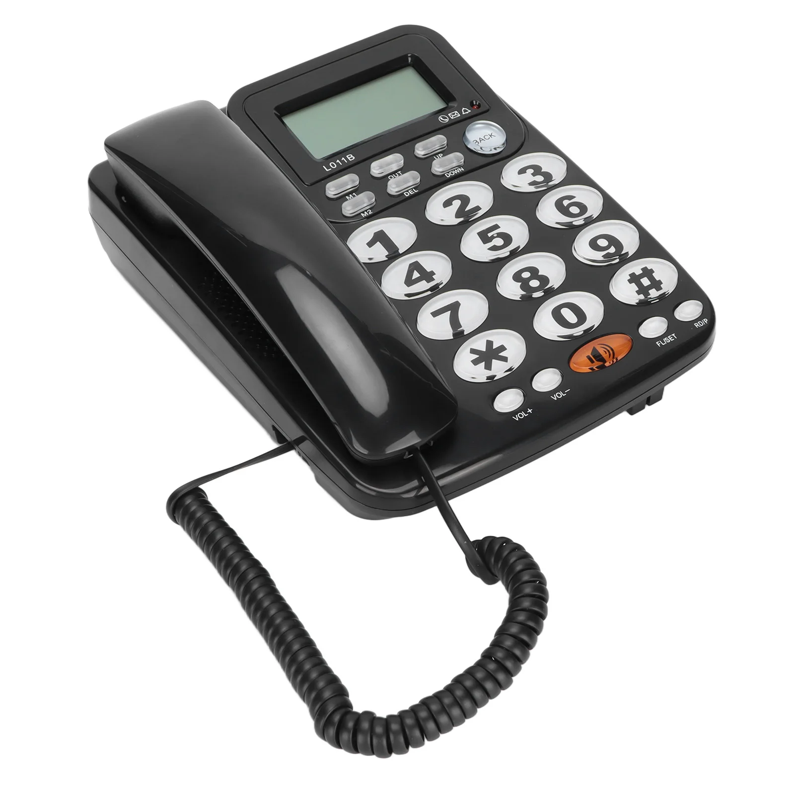 Desktop Corded Telephone with Caller ID Hands Free Call Volume Adjustment Function Landline Phone for Hotel Office
