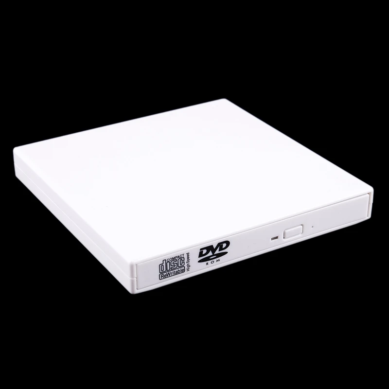 USB 2,0 внешний DVD Combo CD-RW привод CD+/-RW DVD rom для портативных ПК(белый