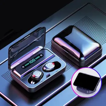 

Mini Wireless Bluetooth5.0 In Ear Earphones One Button Control Digital display Earbuds Hearphone with Charging Case