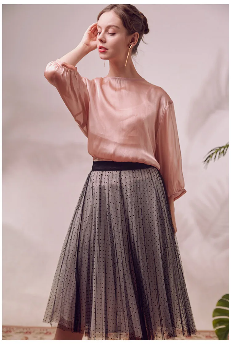 Heydress элегантные кружевные юбки офисный женский узкий длиной до колена A-Lin юбка женские юбки в горошек с высокой талией
