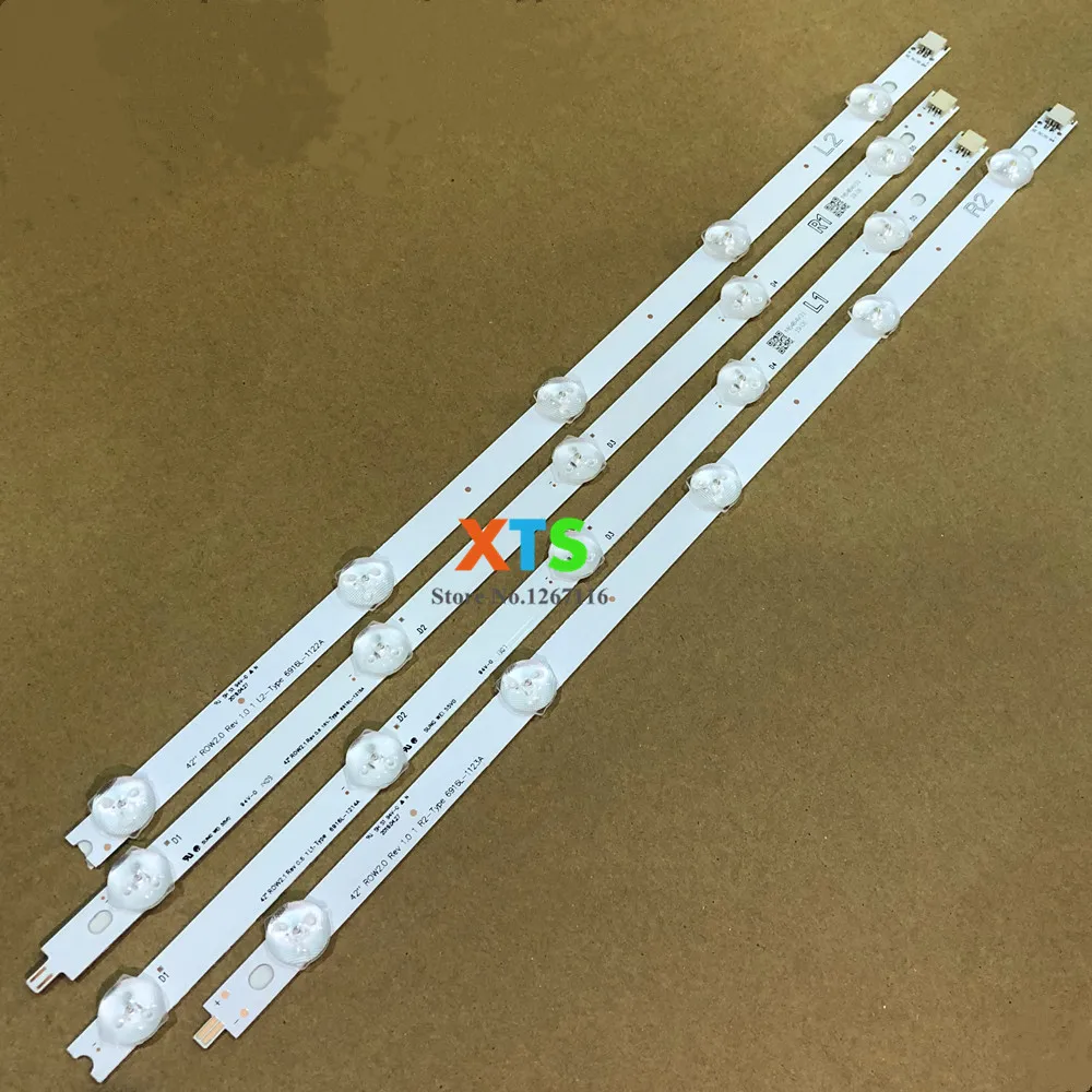 300 шт./лот светодиодный Подсветка для LG 42 дюйма 4" ROW2.1 ТВ 6916L-1412A 6916L-1413A 6916L-1414A 6916L-1415A 42LN542V 42LN575S 42LA615V