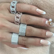 Ручной работы в стиле "хип-хоп" льдом кольцо 925 безукоризненные Серебрянные Серьги AAAAA cz-цепочка вечерние обручальное кольца для мужчин и женщин 12 мм, ювелирное изделие, подарок