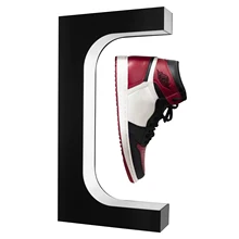 Présentoir de chaussures flottant magnétique en lévitation à la mode, présentoir de magasin pour chaussures, affichage de chaussures de luxe avec éclairage Led