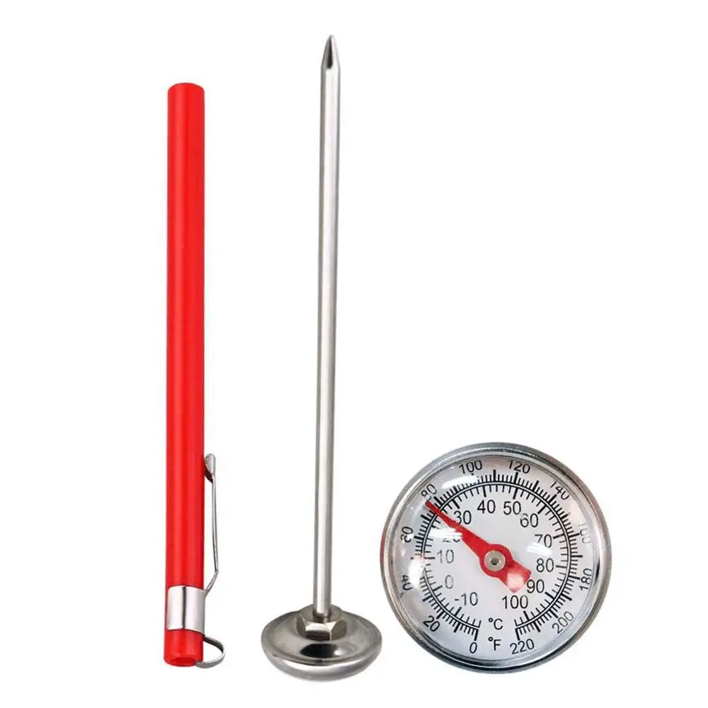 

Stainless steel physical soil thermometer No battery required 127 mm stem 0-100 ° C range For ground / garden soil / compost