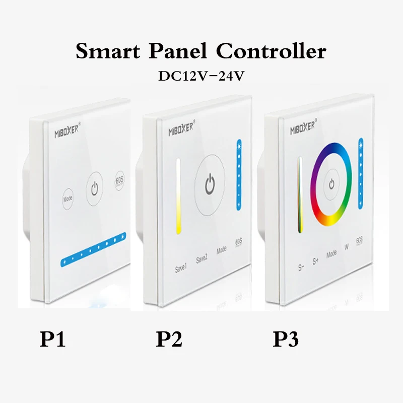 P1/P2/P3 умная панель управления Затемнением DC12V 24V Led диммер RGB/RGBW/RGB + CCT цветовая