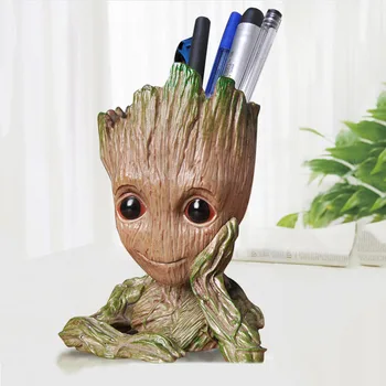 

Strongwell Baby Groot Flowerpot Planter Tree Man Garden Flower Plant Pot Kids Gift Action Figures Cute Model Toy Pen Pot Holder