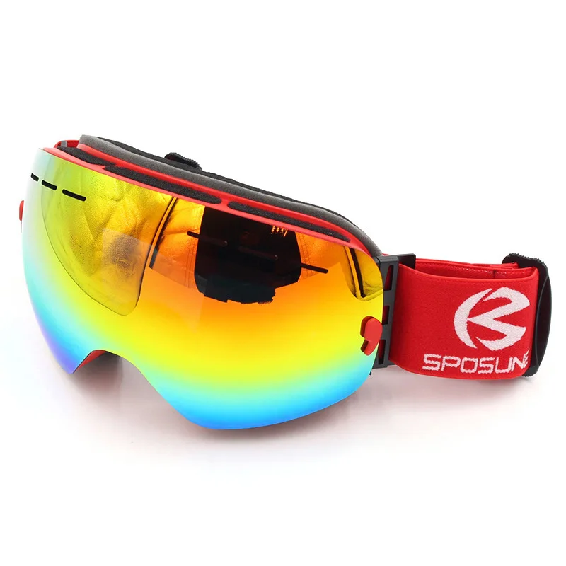 

Comprehensive Revo Coatings Large Spherical Mirror Windproof Cocker Nearsighted Glasses Ski Goggles/Hx14 Comma Double Layer Anti