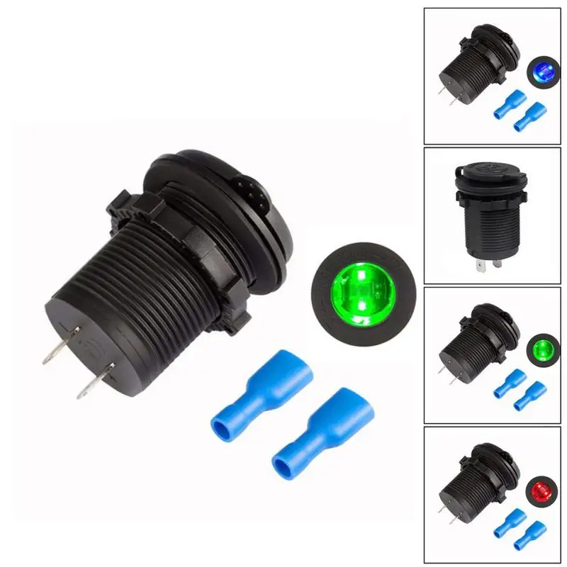 Высокое качество 12V 120W мотоцикл автомобиль Лодка аксессуар трактора Водонепроницаемый гнездо для автомобильного прикуривателя Мощность сетевую розетку автомобиля-щупов C5O8
