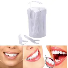 Двухконцевая зубная нить зубочистки стоматологический для ротовой полости зубочистки легкая работа борьба с Halitosis удобный очиститель зубов