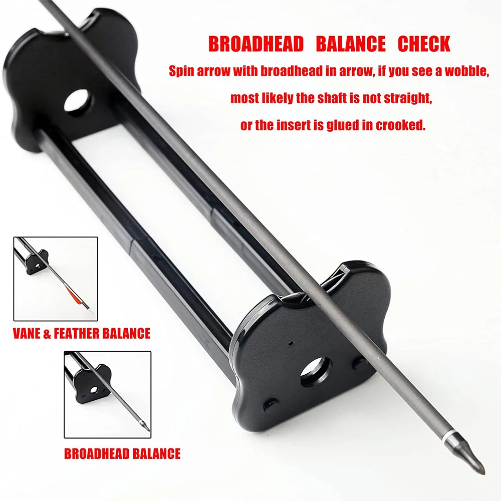 DIY Training Shooting Archery Debugging Tool Inspector Arrows Spinner Accessories Arrow Shaft Straightness Tester Detector | Спорт и