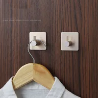 Stainless Steel Self Adhesive Wall Coat Rack Key Holder Rack Towel Hooks Clothes Rack Hanging Hooks Bathroom Accessories 2