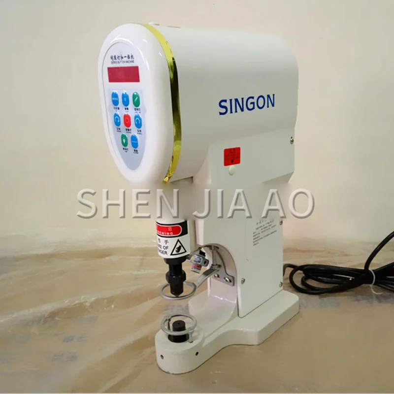  1PC 818 Electric Control Buckle Machine Big White Buckle Four Button Buckle Device Tool Computer Di